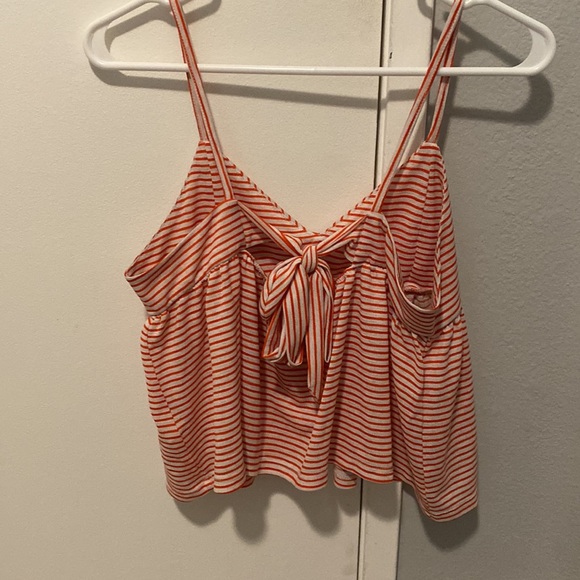 Cotton On Red & White striped tank with tied bow in back. - Picture 2 of 2